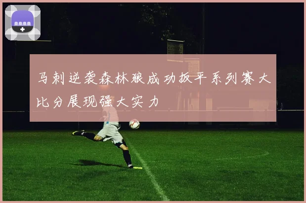 马刺逆袭森林狼成功扳平系列赛大比分展现强大实力